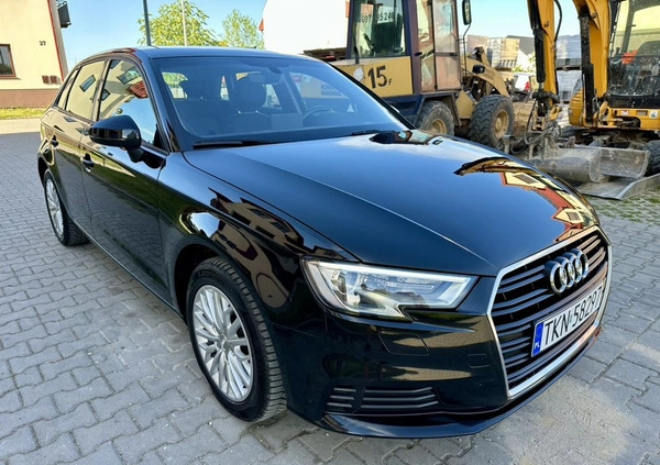 Audi A3 cena 63500 przebieg: 180000, rok produkcji 2018 z Dynów małe 191